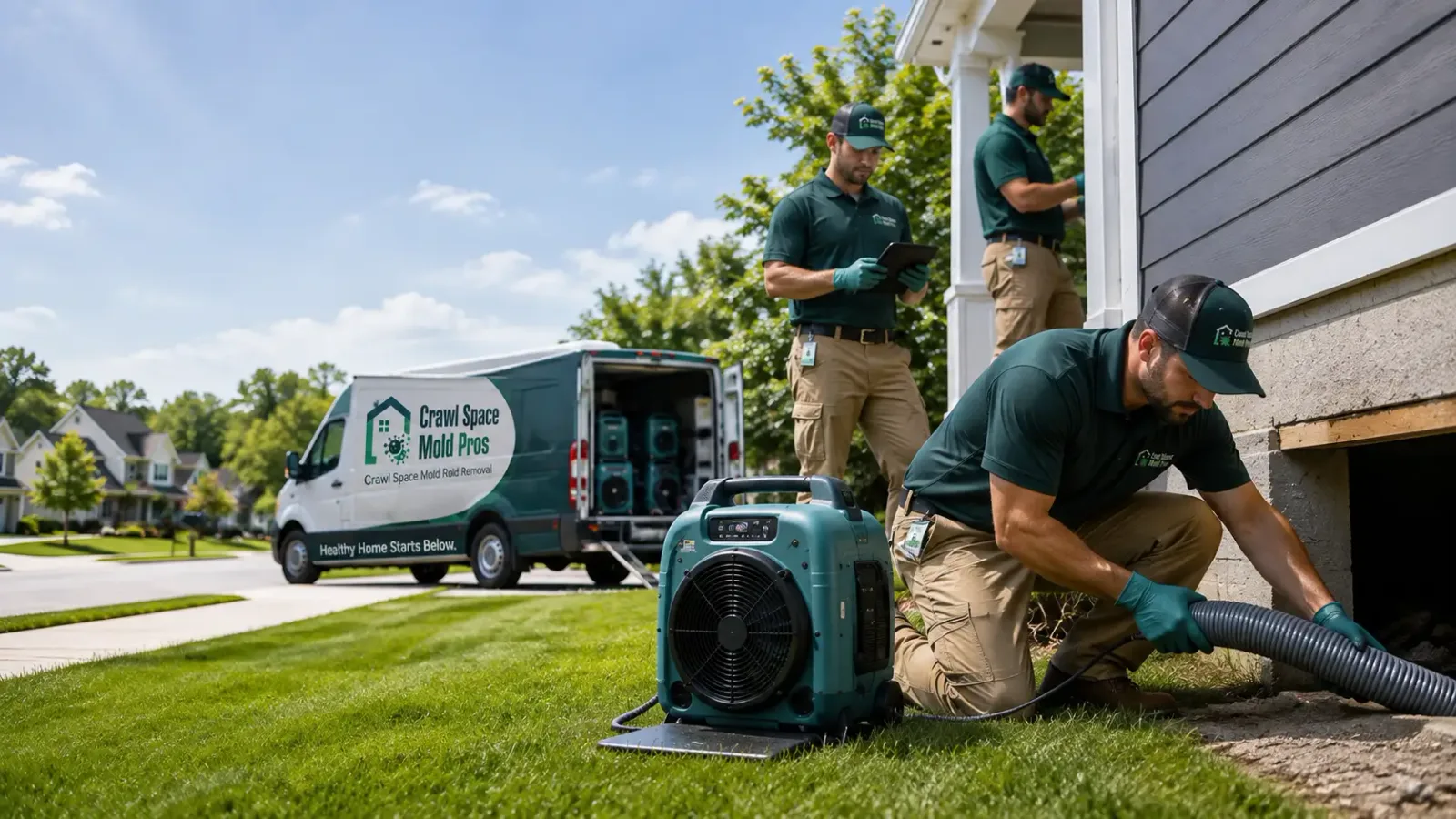 Crawl Space Mold Removal in Mount Vernon, IN